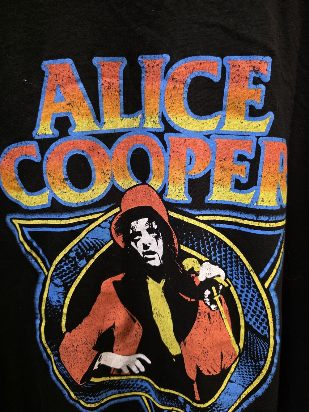Alice Cooper Graphic Band T-Shirt Black XL/TG Vintage Style Rock Concert Tee - Picture 4 of 7